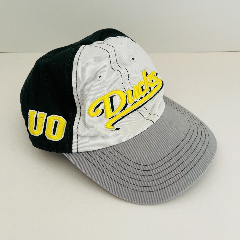 Oregon Ducks UO Script Russell Athletic adjustable hat cap